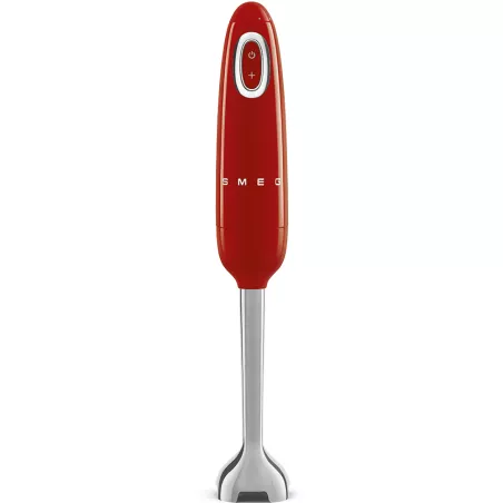 Mixeur Plongeant avec accessoires Années 50 SMEG Rouge