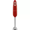 Mixeur Plongeant avec accessoires Années 50 SMEG Rouge