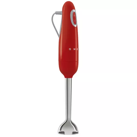 Mixeur Plongeant avec accessoires Années 50 SMEG Rouge
