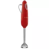 Mixeur Plongeant avec accessoires Années 50 SMEG Rouge