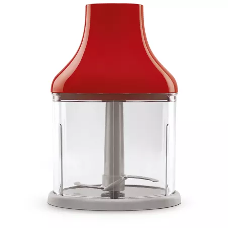 Mixeur Plongeant avec accessoires Années 50 SMEG Rouge