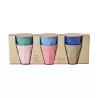 Verre en mélamine Medium 250ml RICE Set de 6 couleurs assorties "A New York Minute"