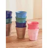 Verre en mélamine Medium 250ml RICE Set de 6 couleurs assorties "A New York Minute"