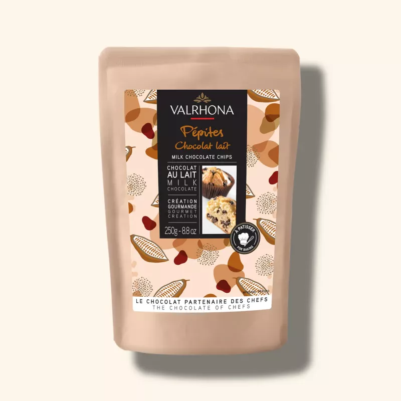 Pépites de chocolat Valrhona 250G lait