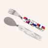 AKINOD 13H25 Set de couverts pliants multifonctions inox nomades ABSTRACTION