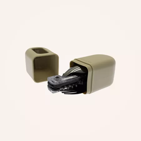 AKINOD 13H25 Set de couverts pliants multifonctions inox nomades ABSTRACTION
