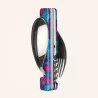 AKINOD 13H25 Set de couverts pliants multifonctions inox nomades HIBISCUS