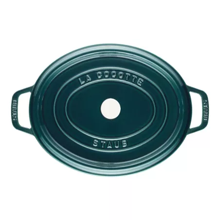 Cocotte Staub En Fonte émaillée - Bleu Roi - 27 Cm - 5 Kg - Fabriquée En France