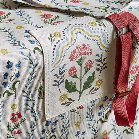 Tablier 100 % Coton biologique Boho Floral  ULSTER WEAVERS