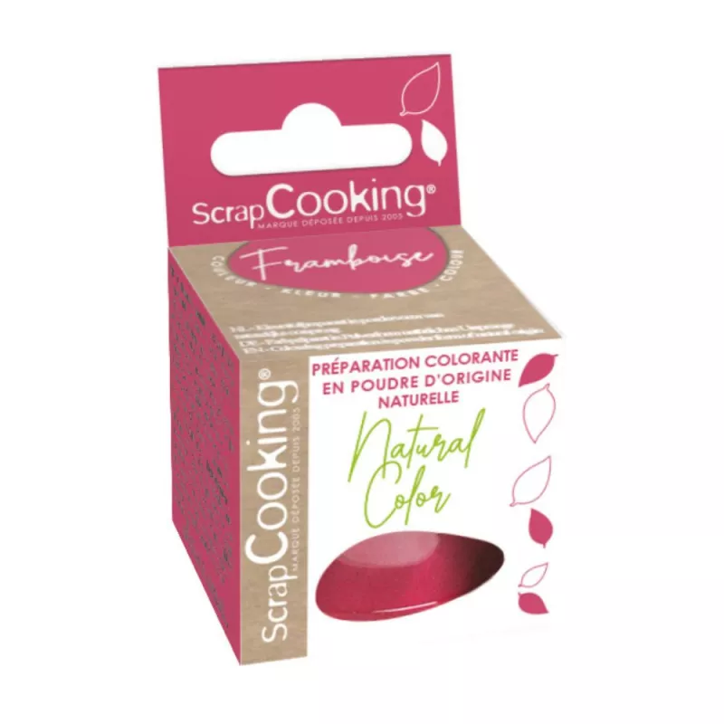 Colorant naturel rouge "framboise" 10 g ScrapCooking