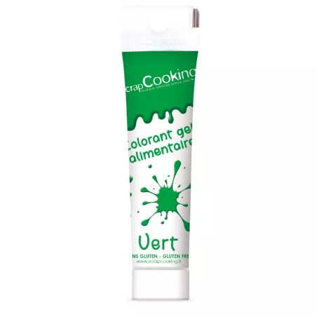 Colorant en gel vert 20 g ScrapCooking
