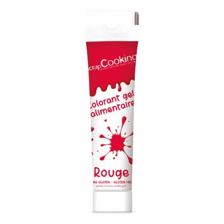 Colorant en gel rouge 20 g...