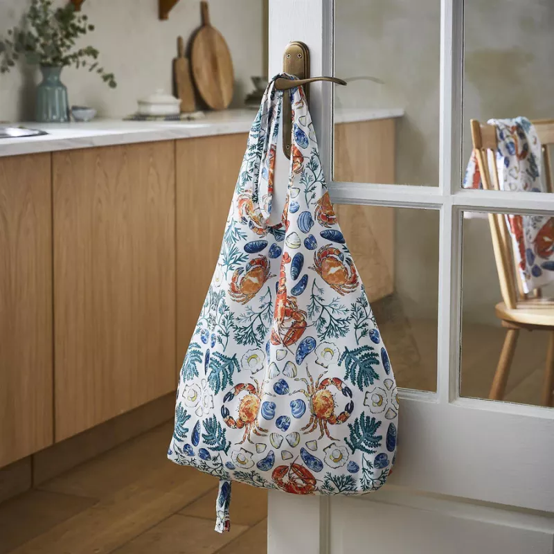 Balvi Sac Pliable Mustard - Sac De Courses Écologique Original à Emporter Partout