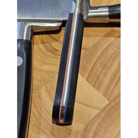 Couteau 30 cm saumon lame alvéolée BBR manche POM FISCHER