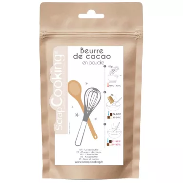 Beurre de cacao en poudre...