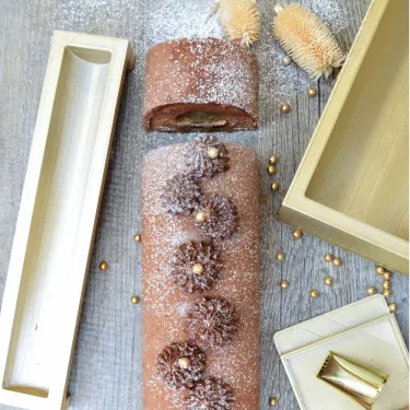 Moule silicone bûche  25 cm...