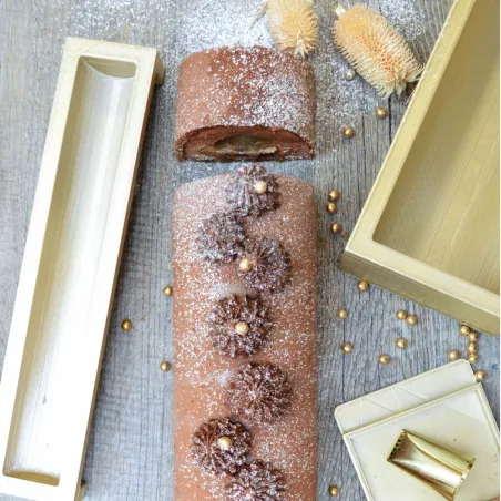 Moule silicone bûche  25 cm...