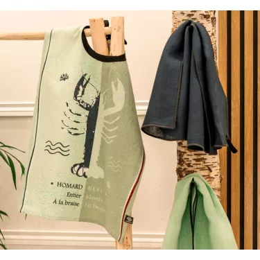 Lot de 2 bavoirs en coton blanc - SAUTHON - Blanc - - 14.99