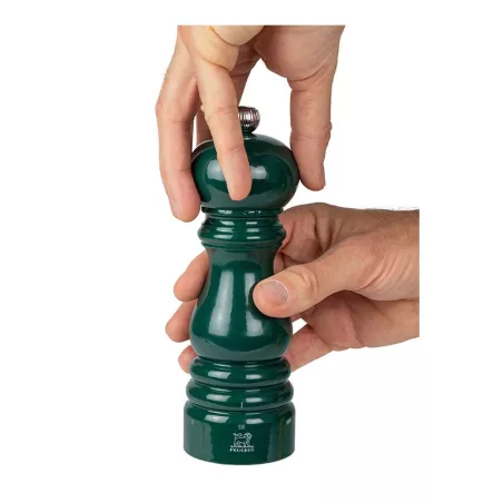 PARIS Moulin à Sel Bois U´SELECT 18 cm PEUGEOT Laqué Vert forêt