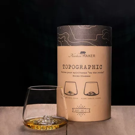 Set de 2 verres Fuji et Denali ALASKAN MAKER