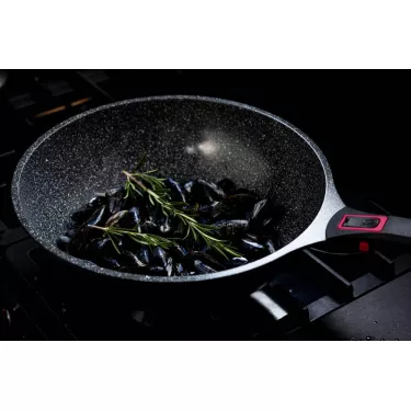 Granit PRO Poêle Wok Fonte...