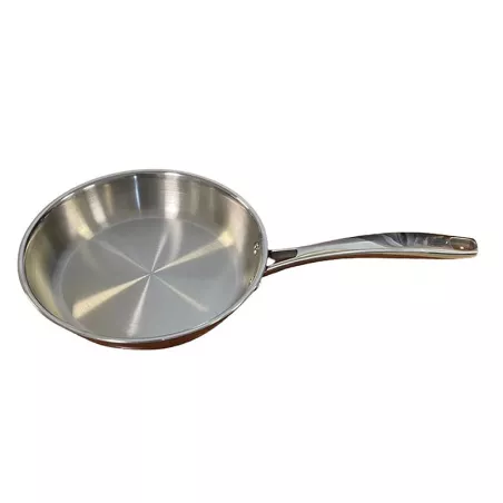 Poêle Inox Tripli BAUMALU D28