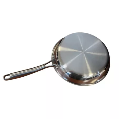 Poêle Inox Tripli BAUMALU D28