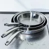 Poêle Inox Tripli BAUMALU D28