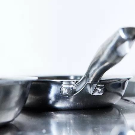 Poêle Inox Tripli BAUMALU D28
