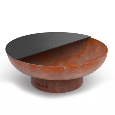 Plancha demi-lune en acier...