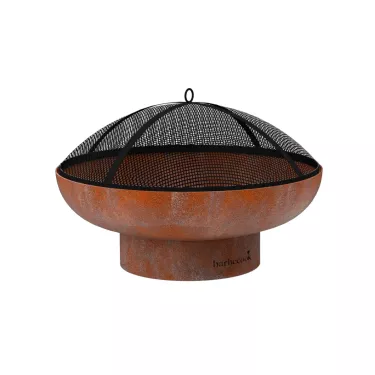 Pare-étincelles en métal noir 75 cm Barbecook