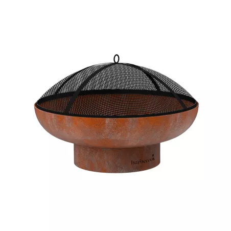 Pare-étincelles en métal noir 75 cm Barbecook