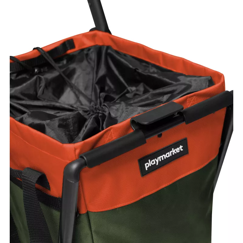 Playmarket Go Four Chariot de courses, 4 roues, pliable, gris et noir Playmarket Go Four Chariot de courses, 4 roues, pliable, gris et noir