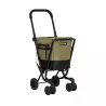 EASY GO Poussette de Marché Chariot de courses PLAYMARKET Olive-Gris