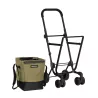 EASY GO Poussette de Marché Chariot de courses PLAYMARKET Olive-Gris