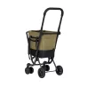 EASY GO Poussette de Marché Chariot de courses PLAYMARKET Olive-Gris