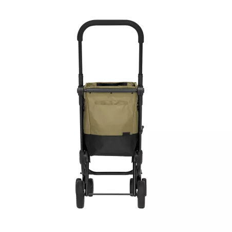 EASY GO Poussette de Marché Chariot de courses PLAYMARKET Olive-Gris