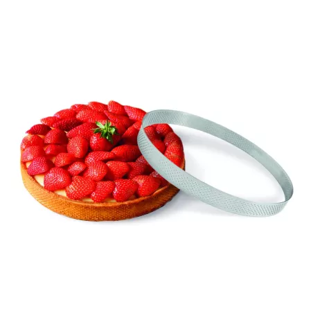 Cercle à tarte Inox perforé...