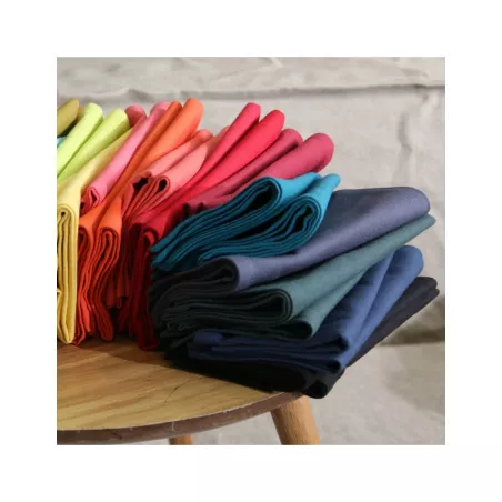 Serviettes De Table En Coton 40x40 Cm - Couleur Fushia - Lot De ? - Lavable Machine 40°C