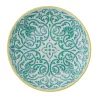 Bowl Assiette creuse en Grès D21 MIKASA géométrie jaune et bleue Kitchencraft