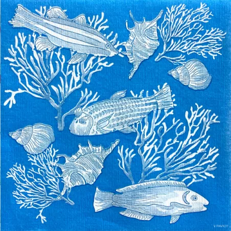 Serviettes De Table En Intissé Couronne Or