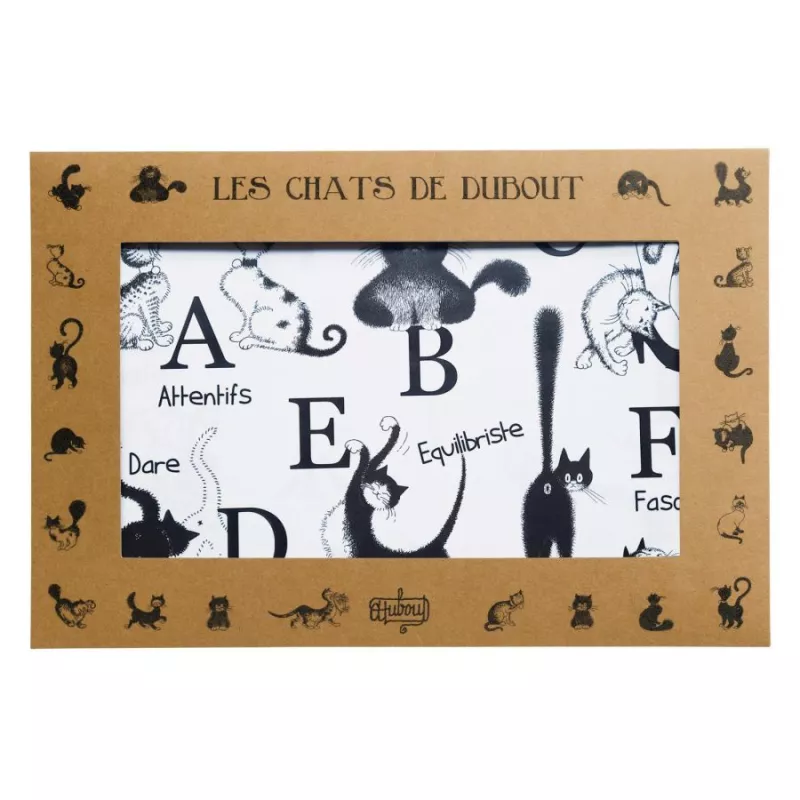 Lot de 4 Sets de Table DUBOUT Abécédaire chat Winkler