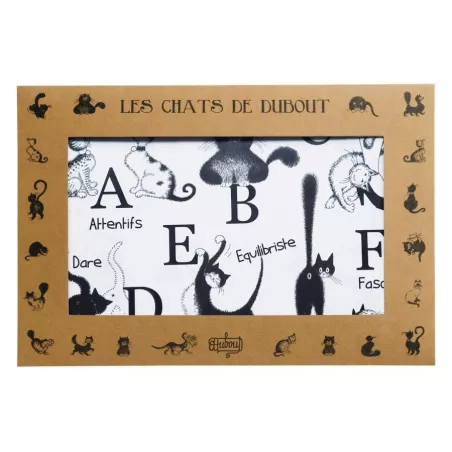 Lot de 4 Sets de Table DUBOUT Abécédaire chat Winkler