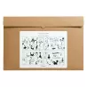 Lot de 4 Sets de Table DUBOUT Abécédaire chat Winkler