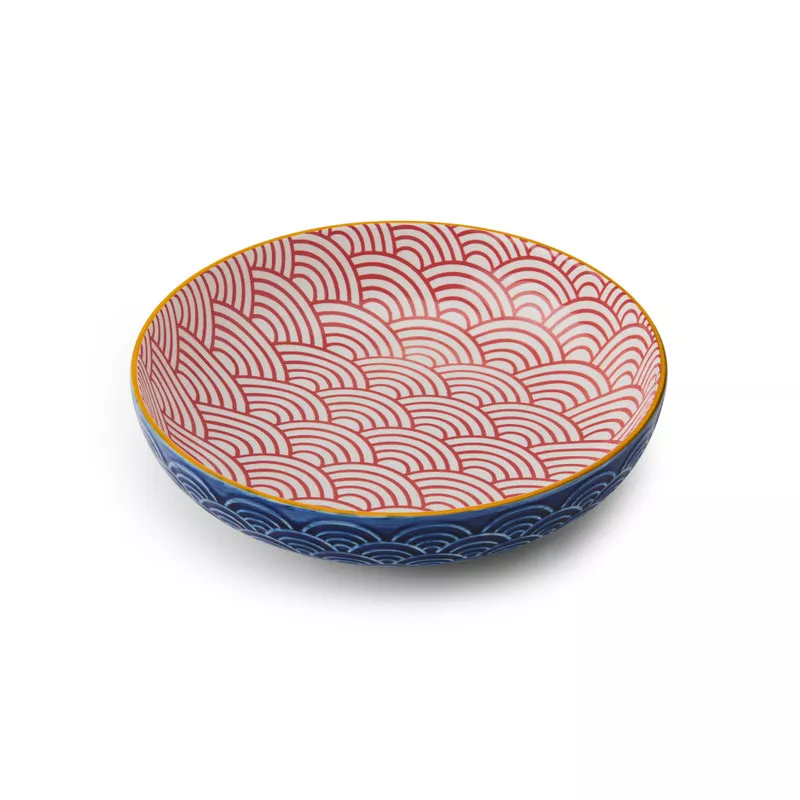 assiette carrée japonaise, Shirasa gi shiro