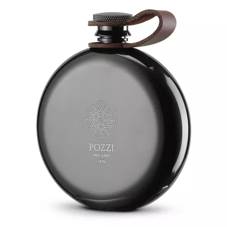 Flasque en inox noir 150 ml...