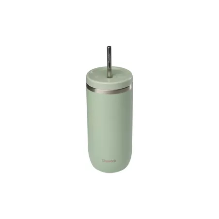 COLD CUP isotherme double paroi en Inox Qwetch 470 ml Vert Tilleul