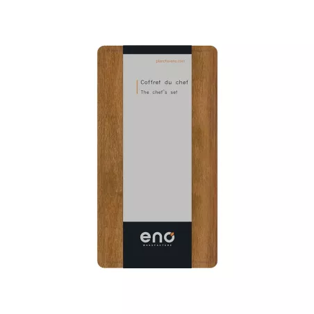 Ustensiles Plancha Spatule Pince Coffret du chef Bac gastro Planche à découper ENO