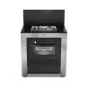 MODULO Cuisine extérieure Plaque et Four GAZ  Inox et Noir  ENO