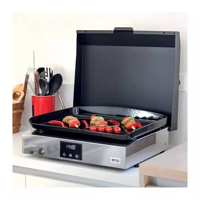 Plancha En Fonte Pour Barbecue Enders - Grande Plaque De Cuisson ~1100 Cm² - Pour Légumes, Viande, Poisson